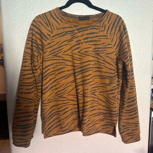 PJ Salvage Comfy Tiger-print Long sleeved Shirt